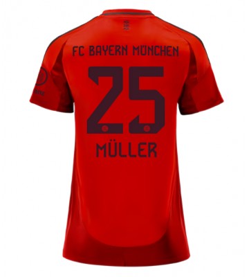 Bayern Munich Thomas Muller #25 Hemmatröja Kvinnor 2024-25 Kortärmad